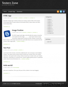 BlackSpire WordPress Theme