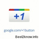 Google +1 button