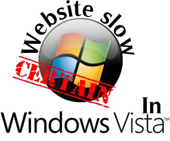 Certain Websites are Slow in Vista