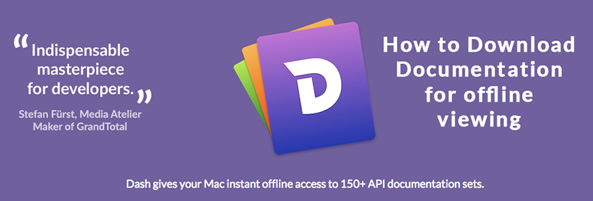 How to Download Documentation for offline viewing – Dash